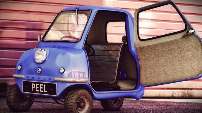 Самый маленький серийный автомобиль: Peel P50