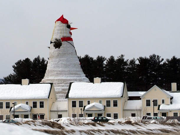 Самый высокий снеговик: Olympia SnowWoman