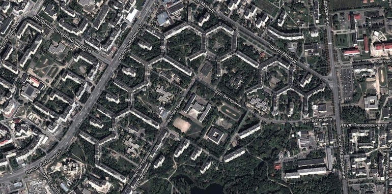 Самый длинный жилой дом Луцк