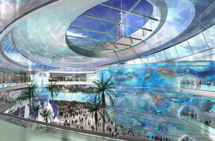 Самый большой торговый центр: Dubai Mall