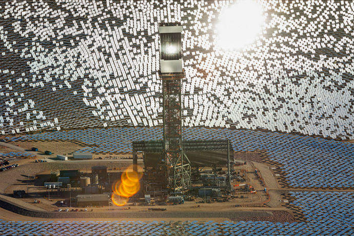 Самая большая солнечная электростанция: Ivanpah