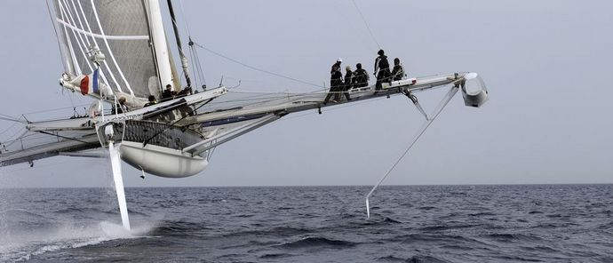 Самый быстрый парусник: Hydroptere