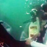 Самая многочисленная подводная свадьба