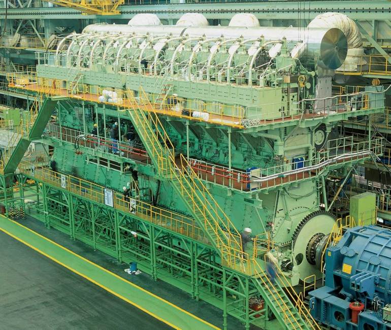 Самый мощный дизельный двигатель: RT-flex96C Wärtsilä