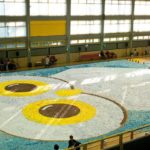 Самая большая мозаика из оригами