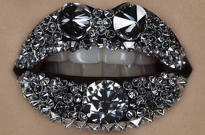 Самое дорогое украшение губ: Rosendorff Diamonds