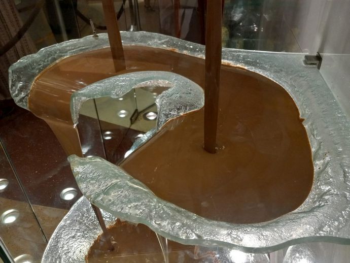 Шоколадный фонтан Белладжио в Лас-Вегасе (Bellagio Chocolate Fountain)