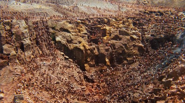 Золотая лихорадка Серра Пелада, штат Пара, Бразилия, 1980-е годы